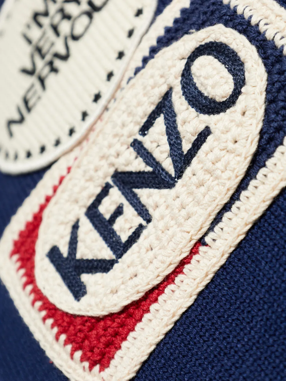 Kenzo Trui met hoge hals Blauw