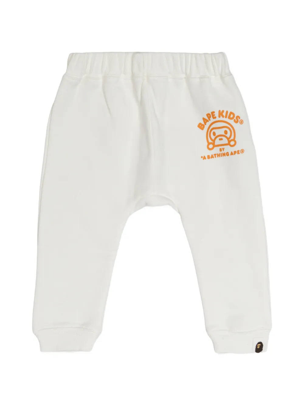 A BATHING APE® logo trousers - Bianco
