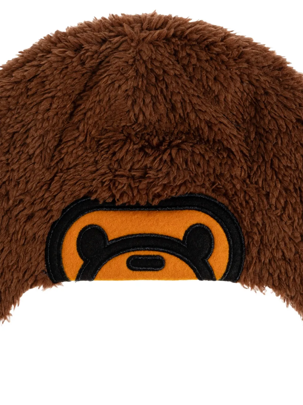 A BATHING APE Hoed met oorkleppen Bruin