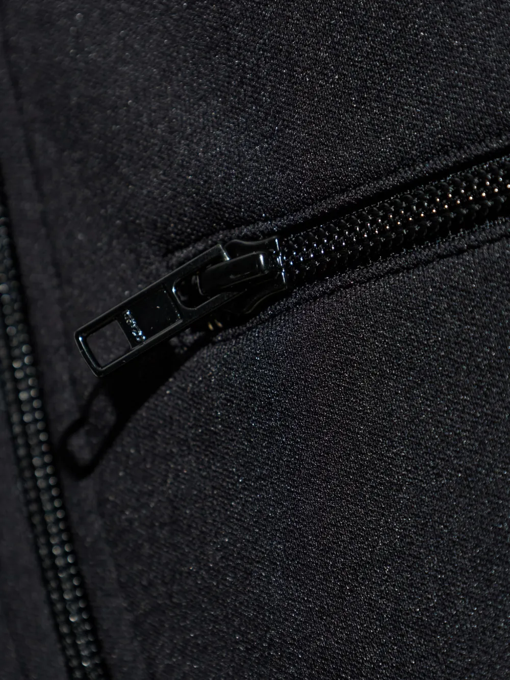 Kenzo Jack met rits en logo-applicatie Zwart