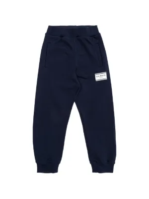 Fendi Kids logo-detail Track Pants | Blue | FARFETCH