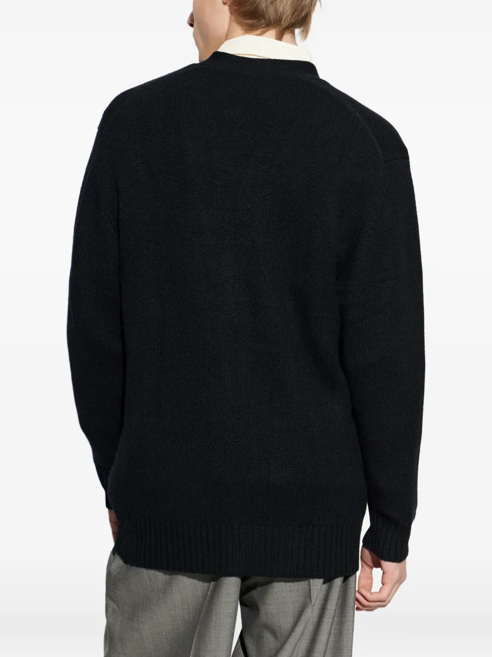 Lisa Yang Wilson vest met knoopzak Zwart