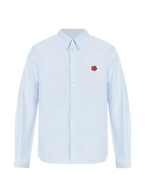 Kenzo flower-embroidered shirt