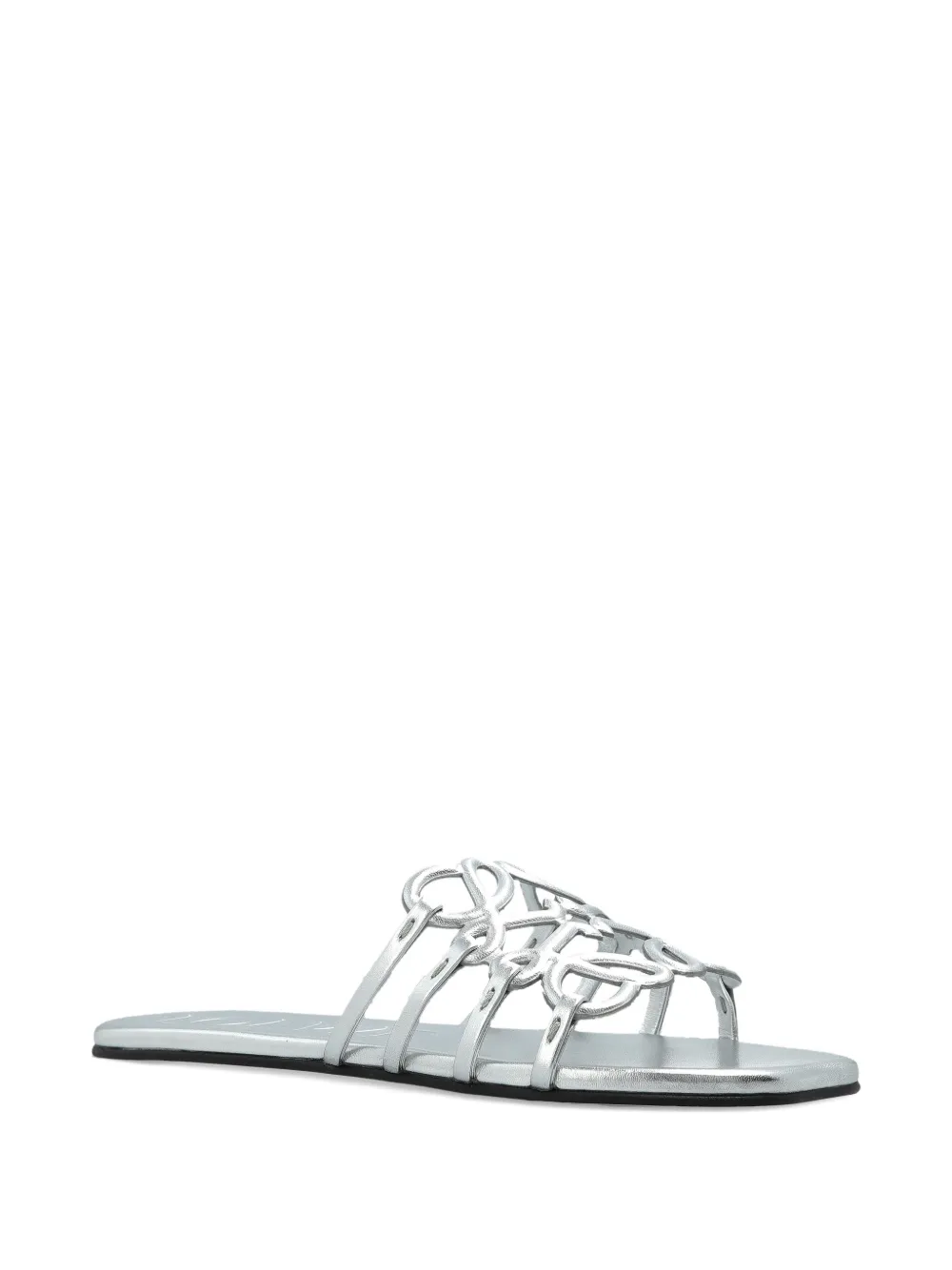 LOEWE cut-out detail sandals Zilver