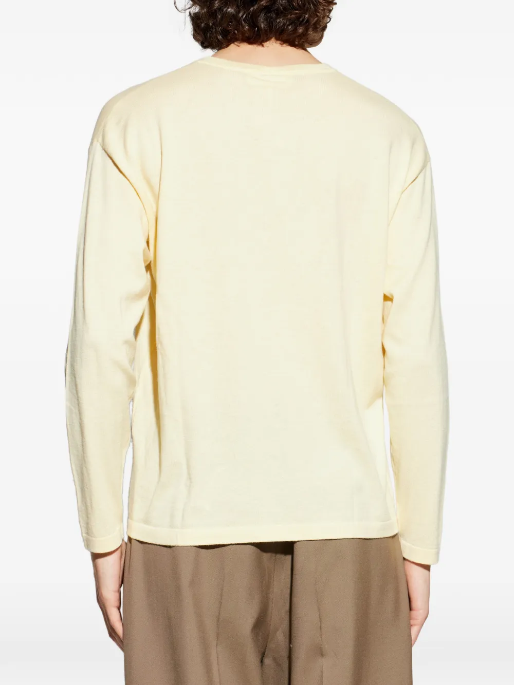 Lisa Yang Sweater met ronde hals Beige