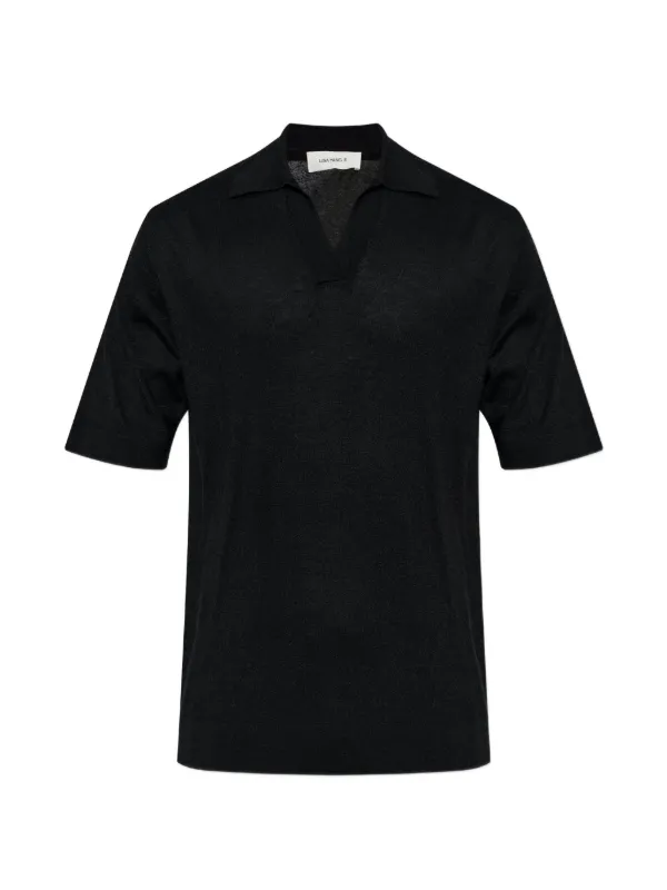 Lisa Yang V-neck T-shirt in Black