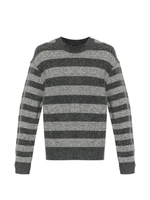 Officine Generale striped crew neck sweater