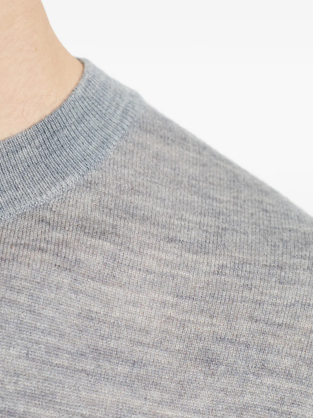 Lisa Yang T-shirt met ronde hals Grijs