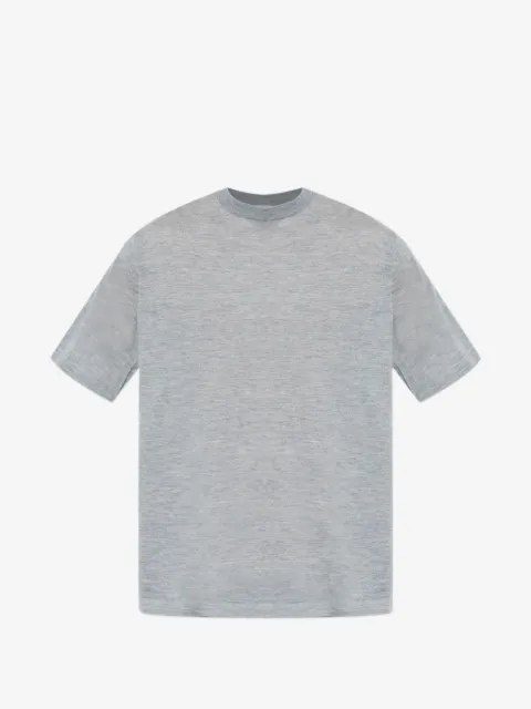 Lisa Yang T-Shirt mit rundem Ausschnitt