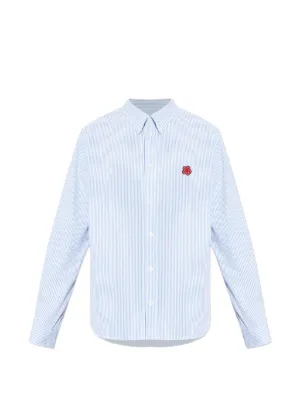 Kenzo オックスフォード シャツ | ブルー | FARFETCH JP