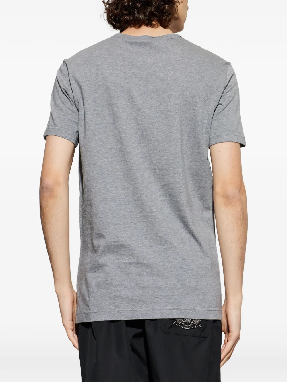 Dolce & Gabbana T-shirt met geborduurd logo Grijs