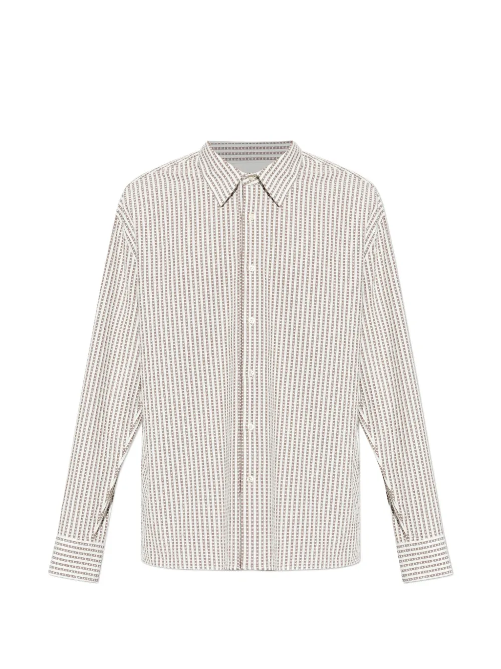Officine Generale striped-pattern shirt - Toni neutri
