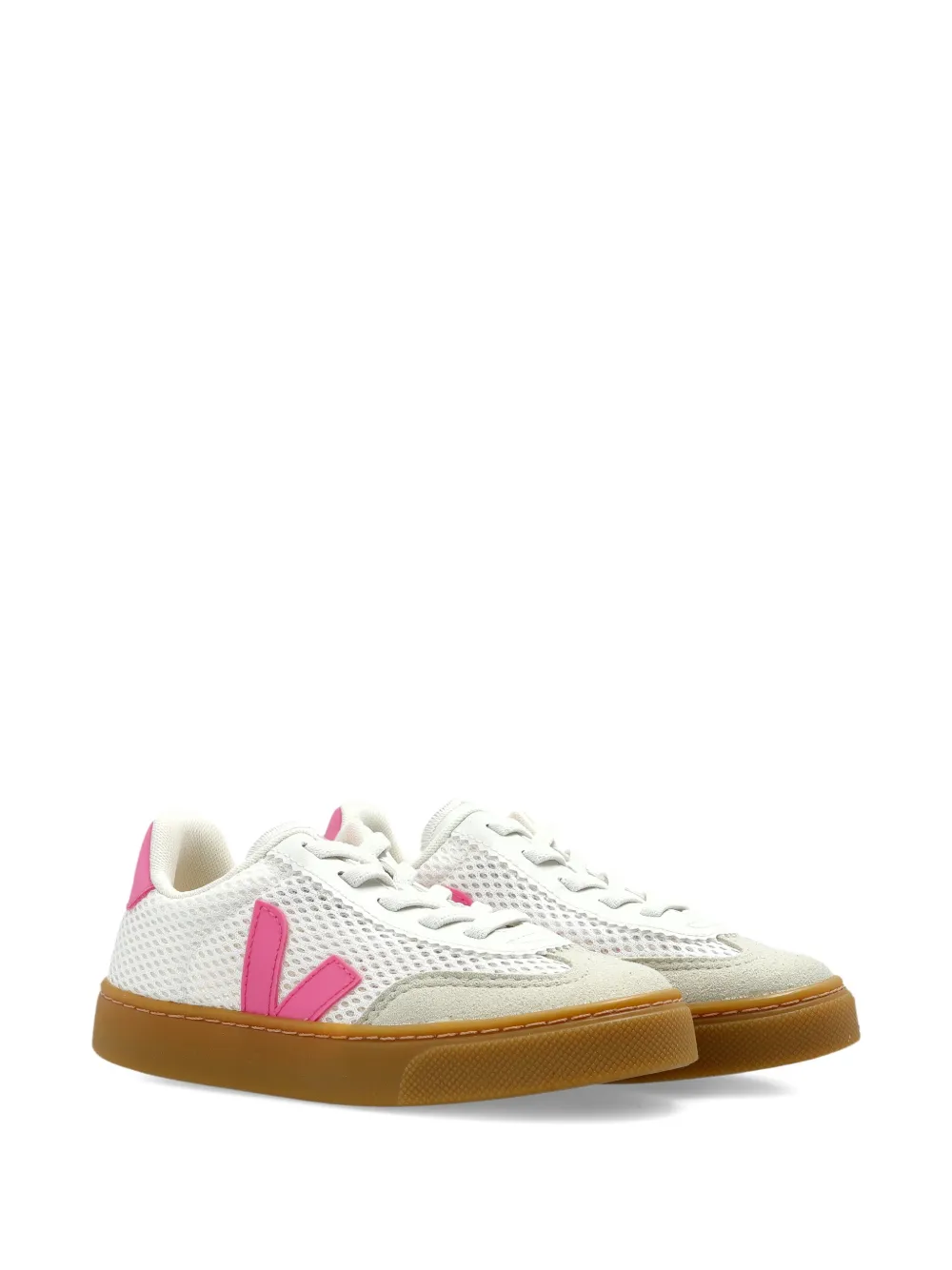 VEJA Kids mesh logo sneakers - Bianco