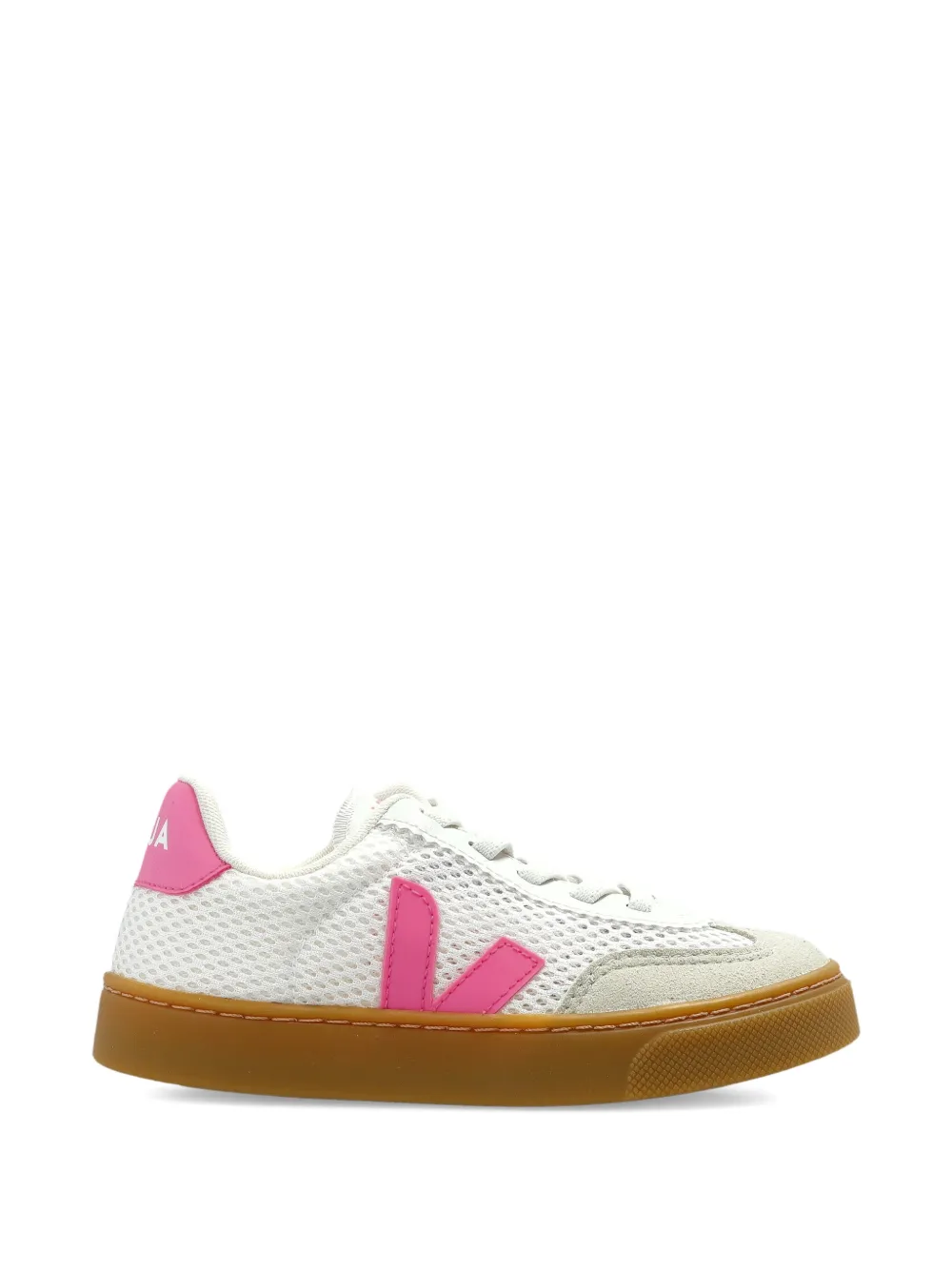 VEJA Kids Mesh sneakers met logo Wit
