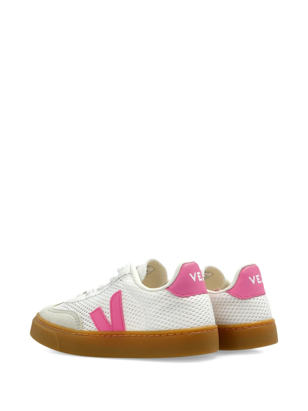 VEJA Kids Mesh sneakers met logo Wit