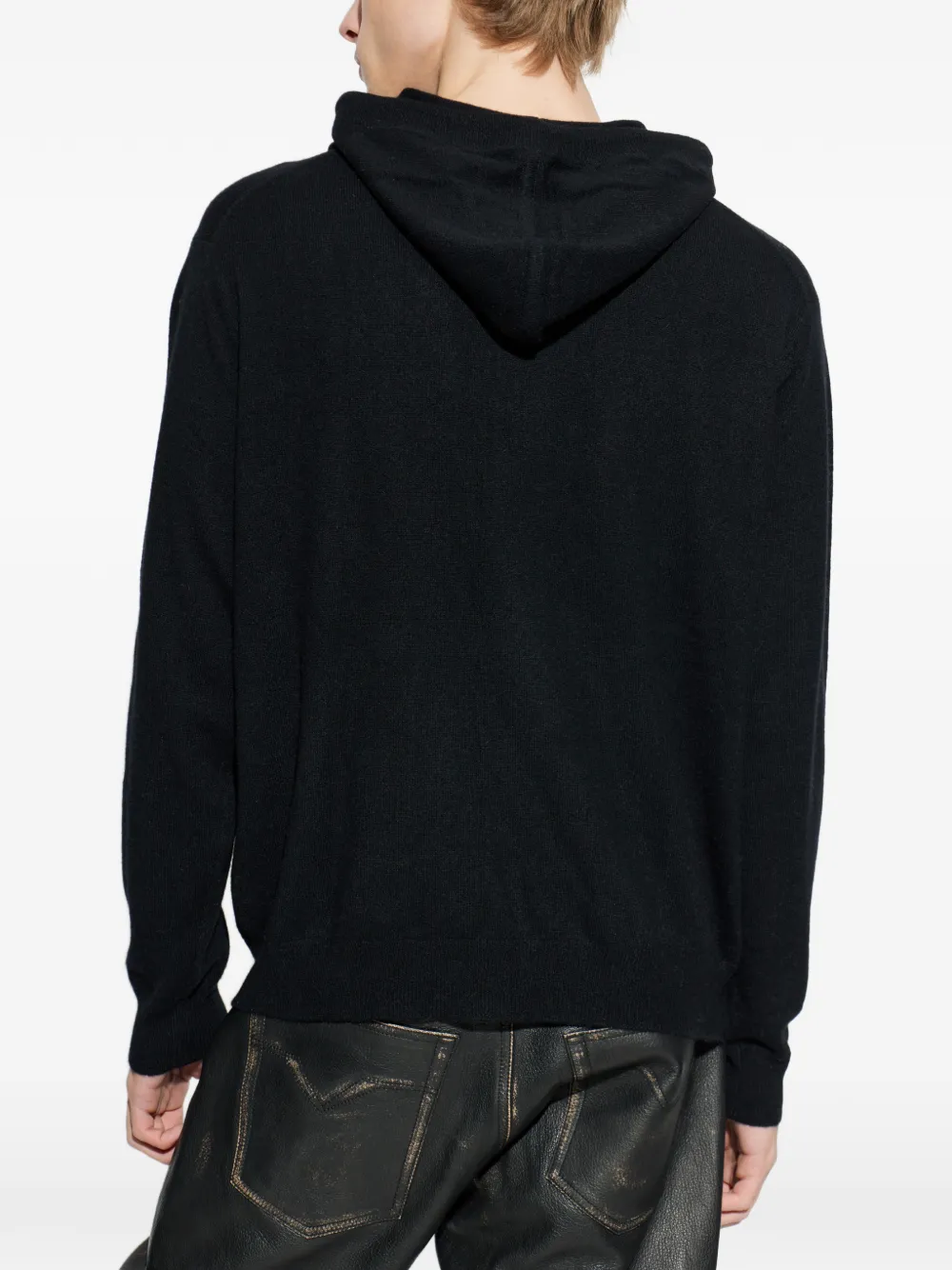 Lisa Yang Emerson hoodie met rits Zwart