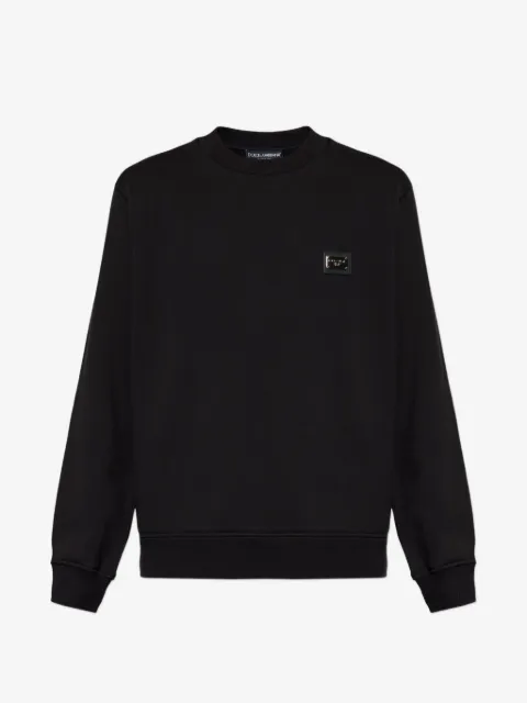 Dolce & Gabbana jersey sweatshirt with branded tag