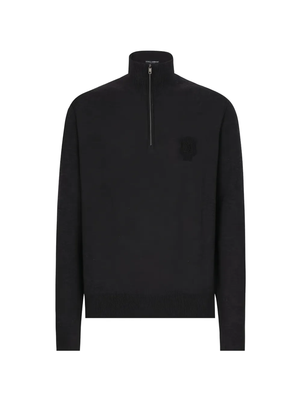 Dolce & Gabbana Sweater met logoplakkaat Zwart