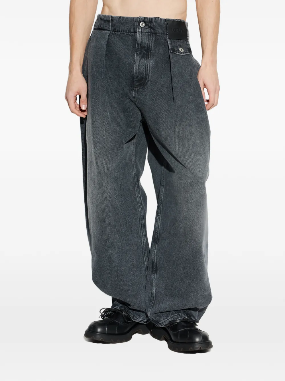  Loewe Pleat Trousers - Grey 