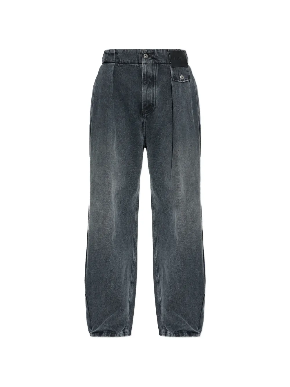 LOEWE pleat trousers - Grigio