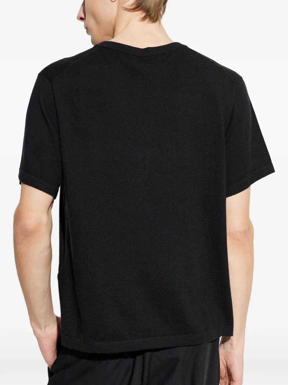 Lisa Yang Bradley T-shirt met ronde hals Zwart