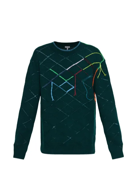 LOEWE multicolour intarsia sweater