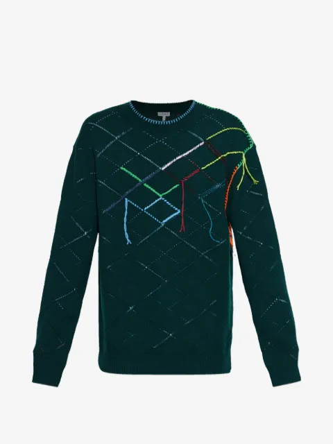 LOEWE multicolour intarsia sweater