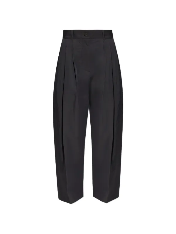Studio Nicholson Pleated Acuna Trousers in Black