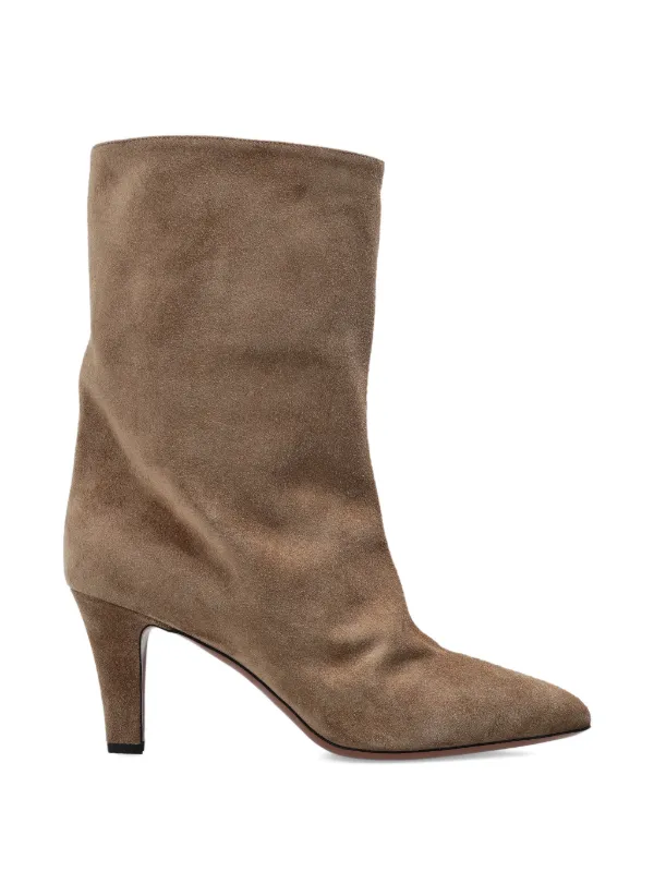 Paris Texas Pointed Heeled Pumps in Neutrals
