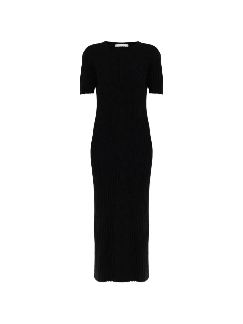 Lisa Yang Isabela ribbed midi dress - Nero