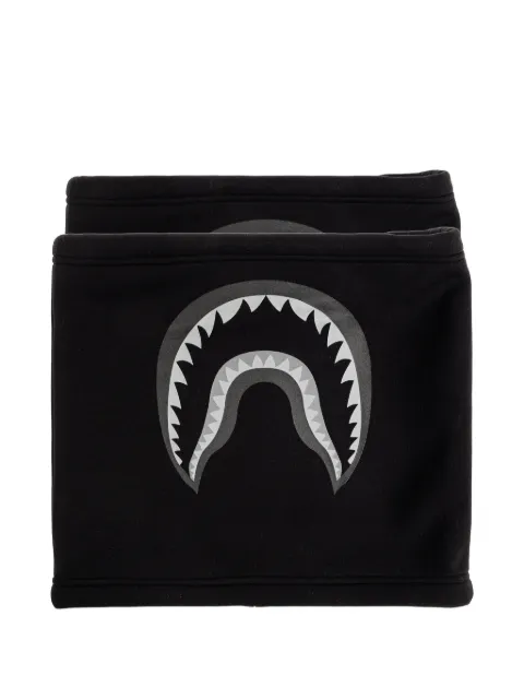 A BATHING APE® shark-graphic neck warmer