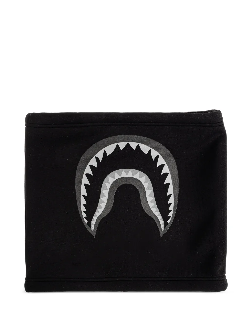 A BATHING APE® 샤크 그래픽 넥 워머 | 블랙 | Image 1