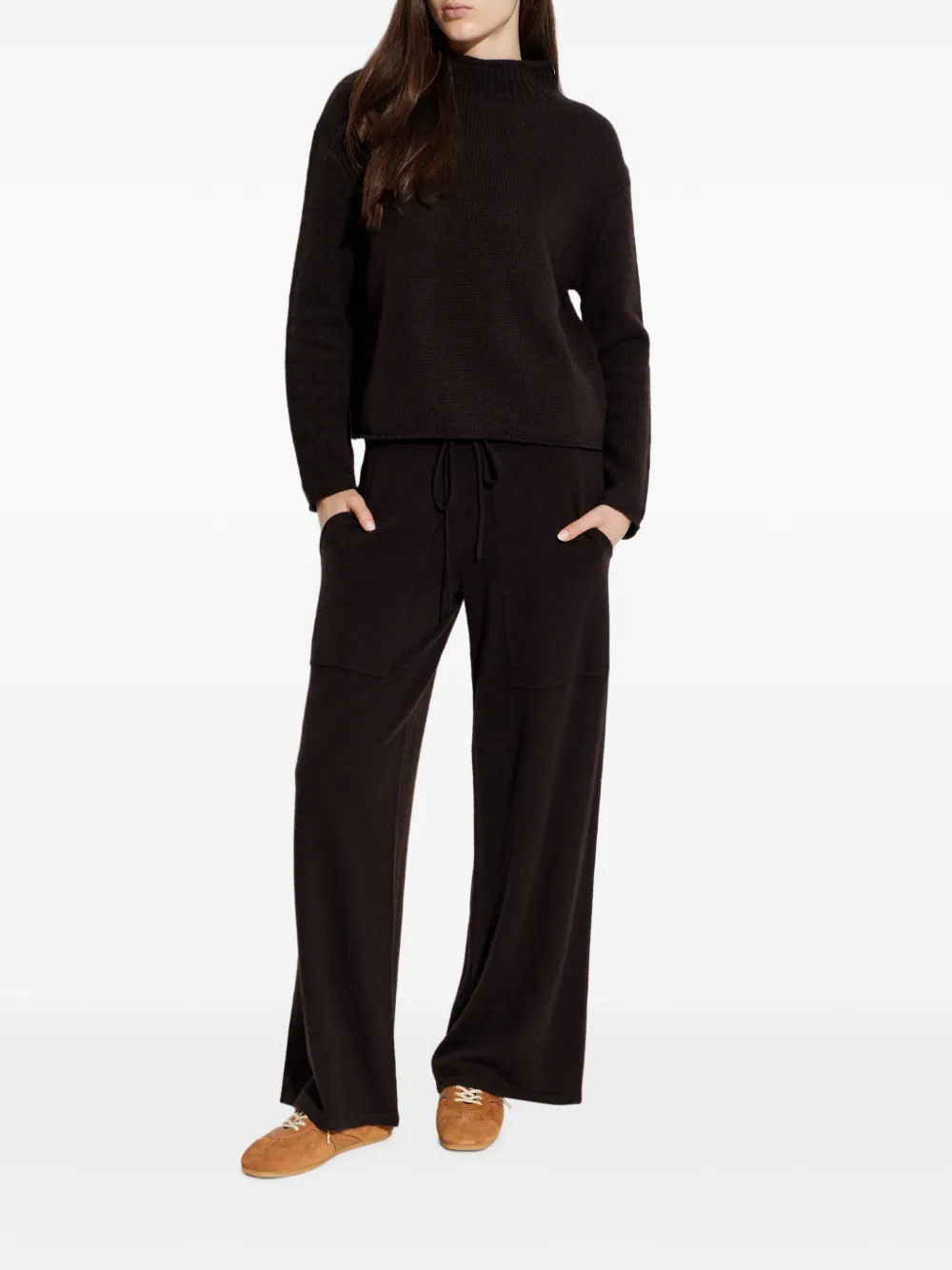  Lisa Yang Drawstring Pocket Trousers - Brown 