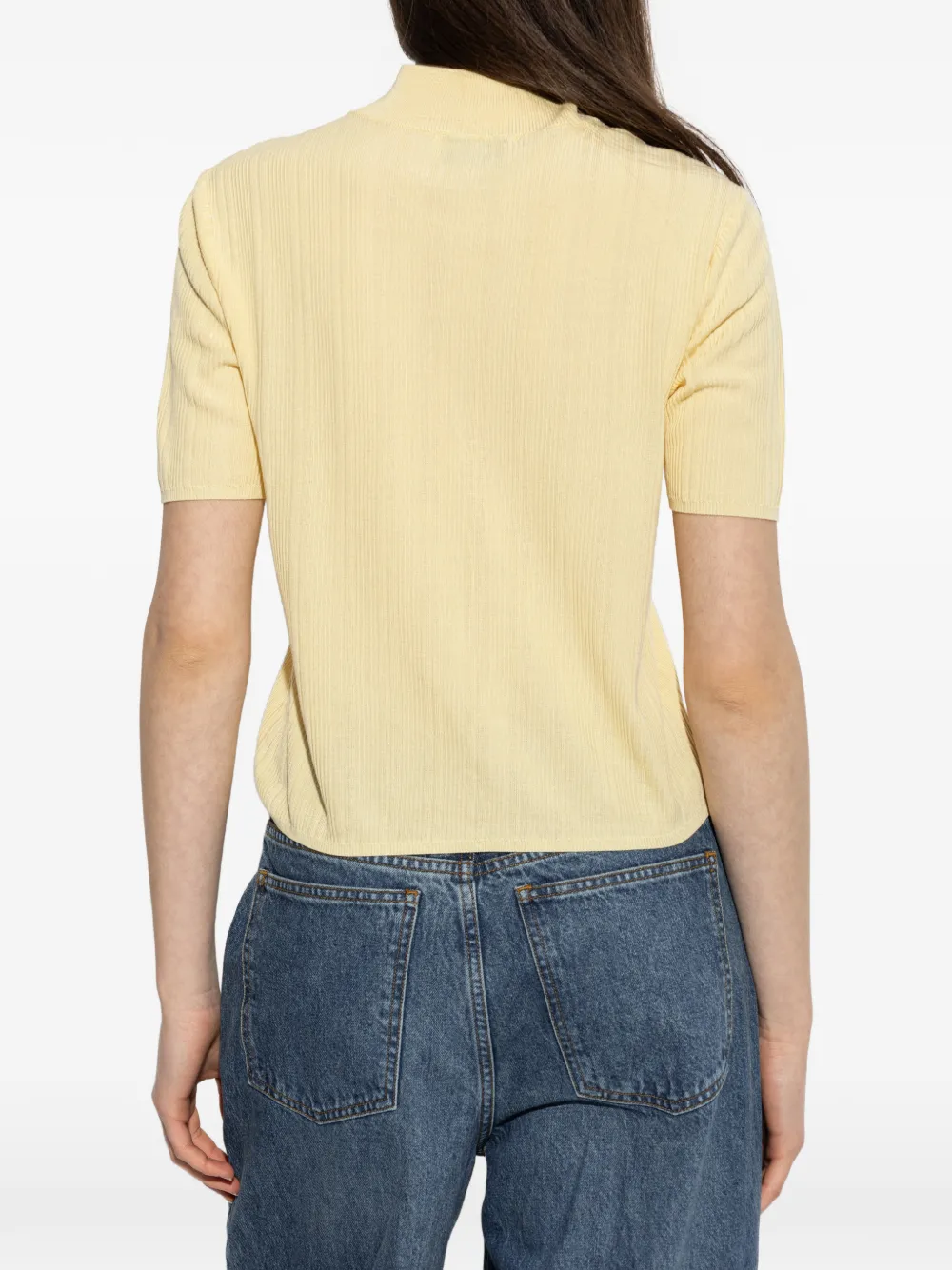 Laya Ribbed Short-Sleeve T-Shirt