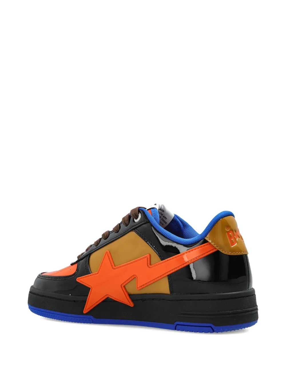 A BATHING APE star-motif sneakers Zwart