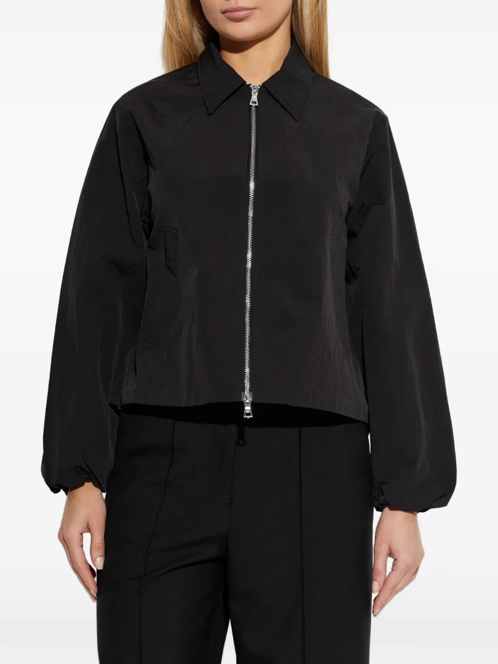  Officine Generale Marla Zip Jacket - Black 