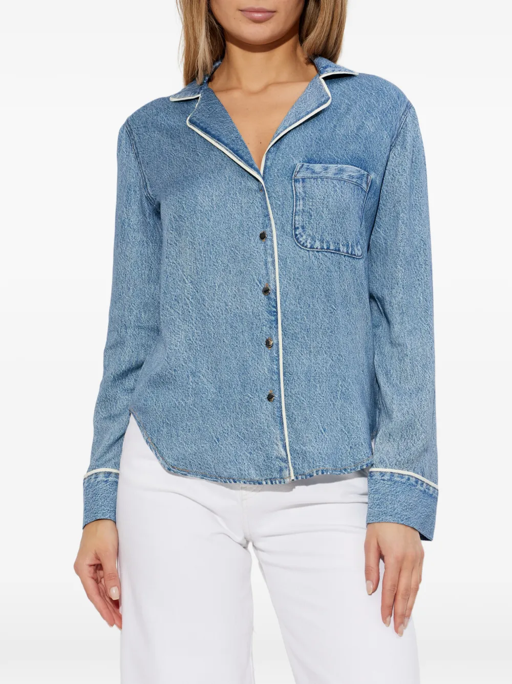  Rag & Bone Chest-pocket Shirt - Blue 