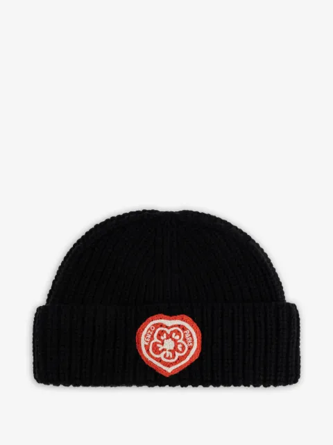 Kenzo logo patch beanie