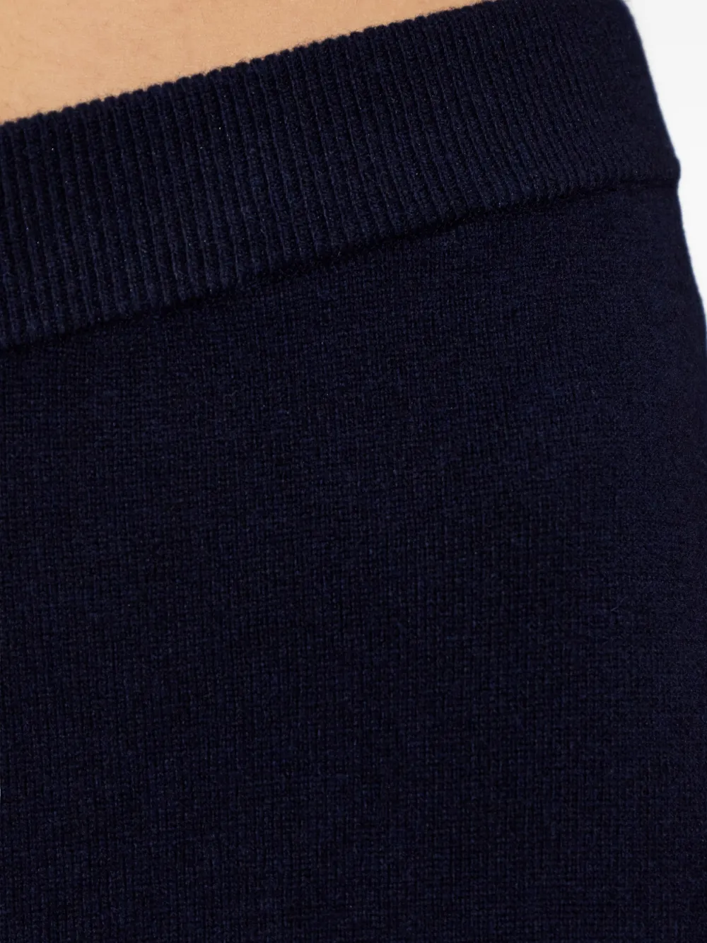 Gestuz Geribbelde broek Blauw