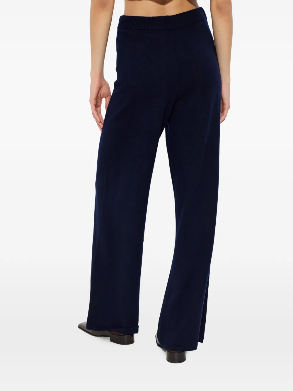 Gestuz Geribbelde broek Blauw