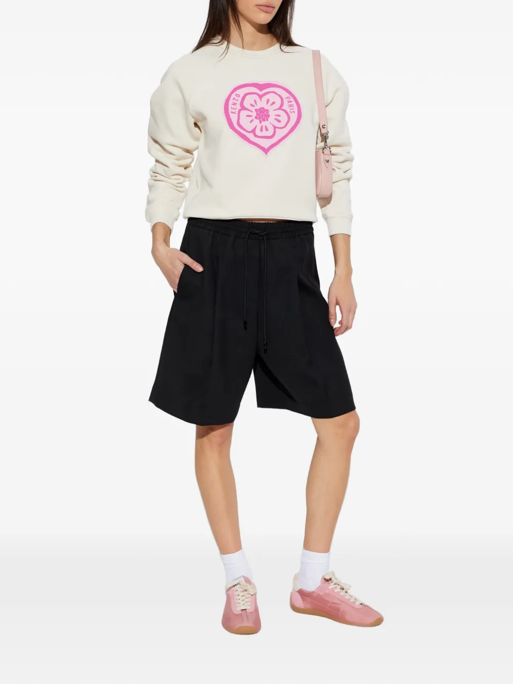  Kenzo Logo-detail Sweatshirt - Neutrals 