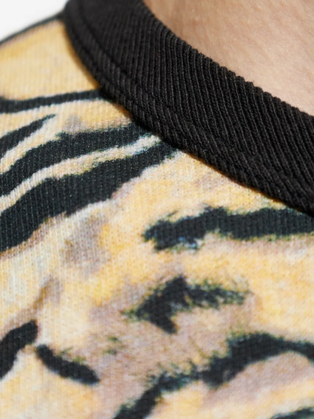 Kenzo T-shirt met tijgerprint Geel