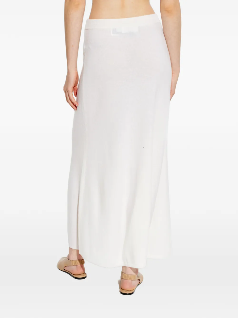 Lisa Yang Dolly gebreide midi-rok Beige