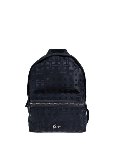 Kenzo zip-fastening pattern backpack
