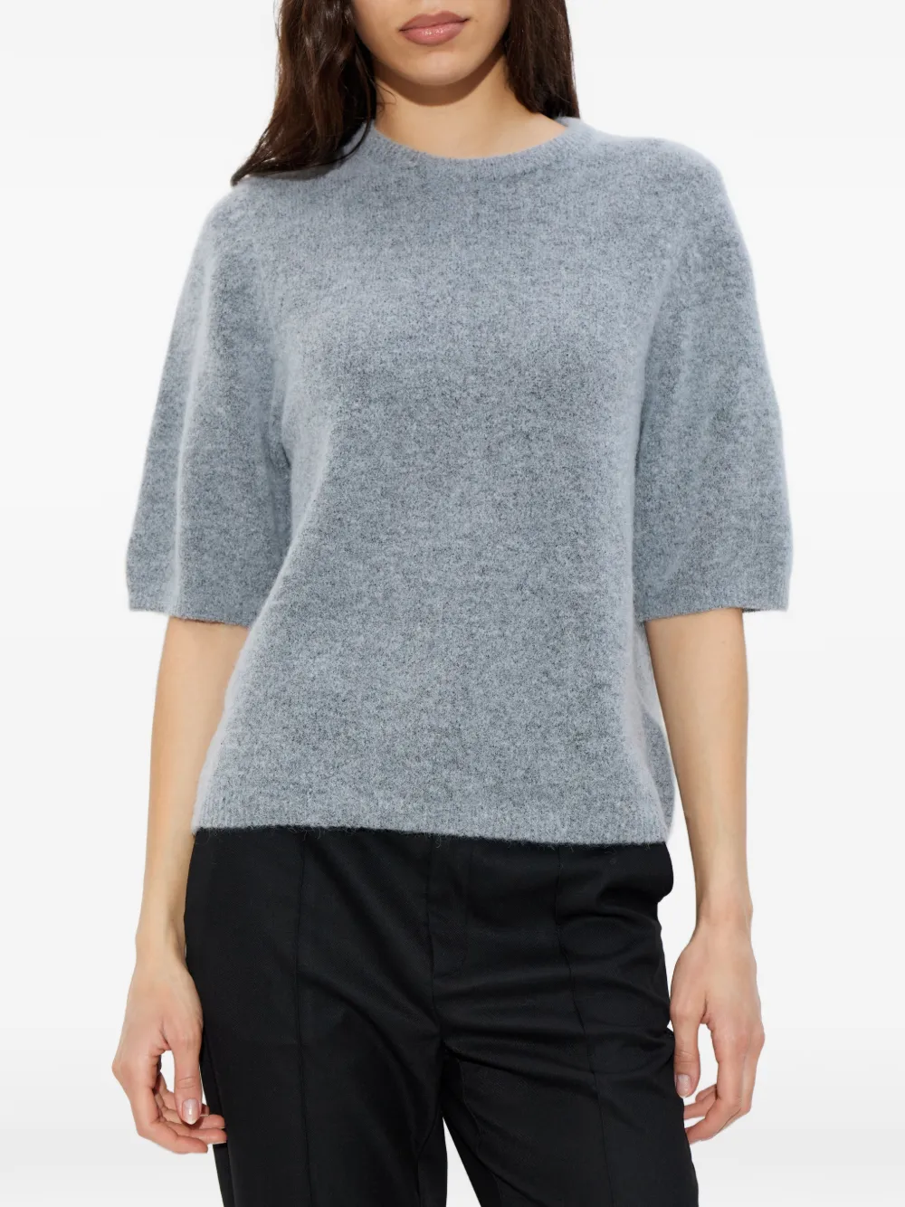  Gestuz Alphagz Crew-neck Sweater - Blue 