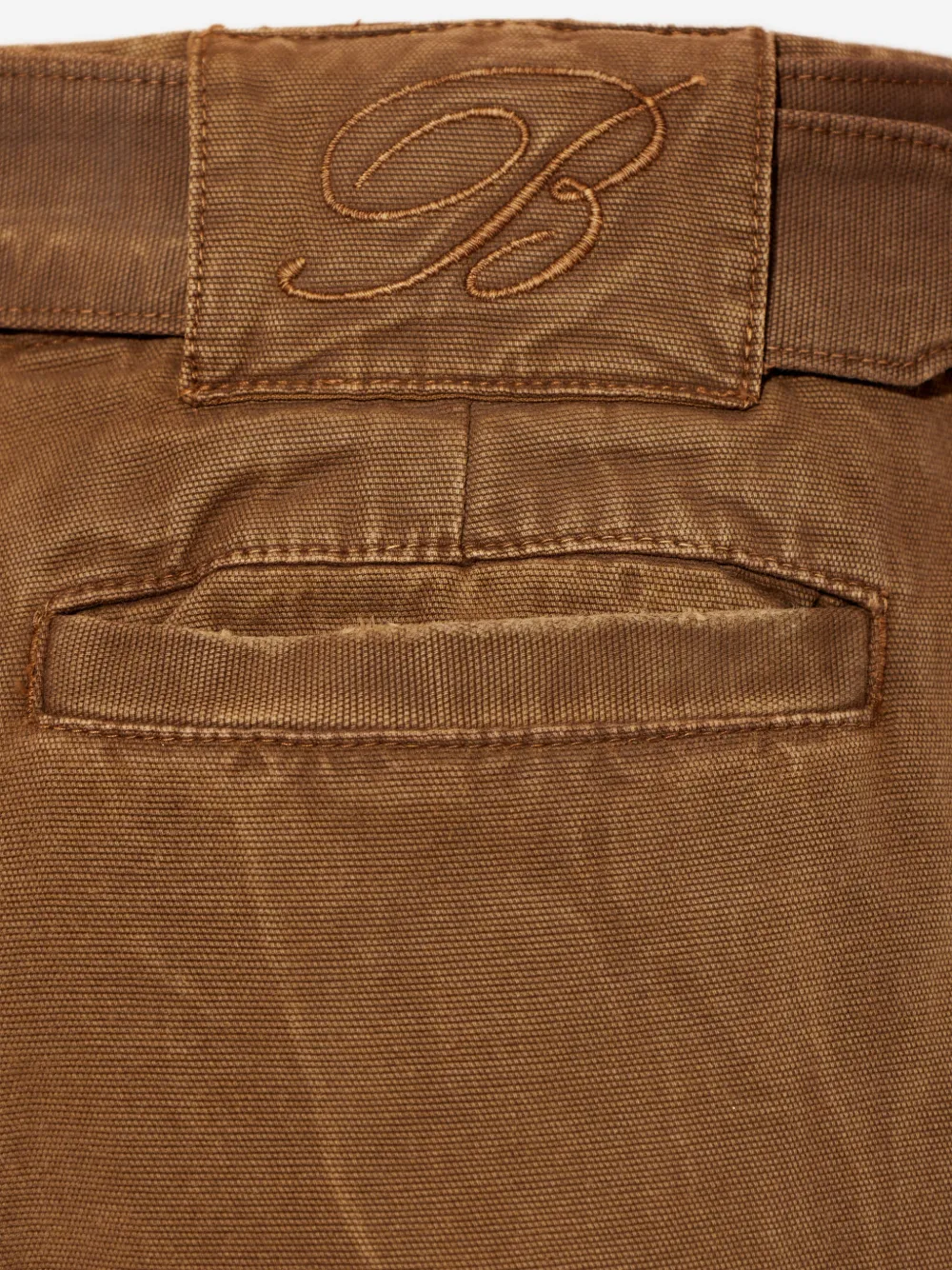 Blumarine Plooibroek met ceintuur Bruin