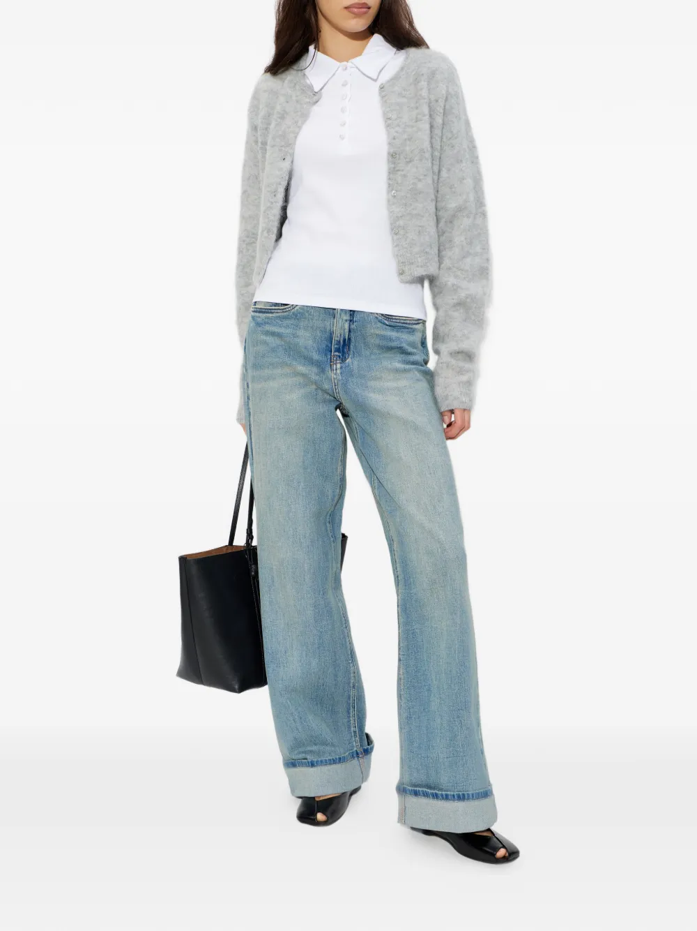  Gestuz Button-up Cardigan - Grey 