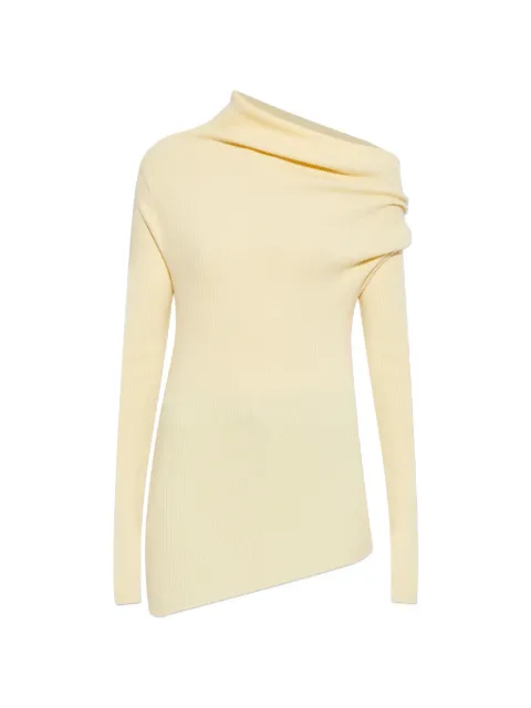 Lisa Yang Agie draped roll-neck knitted top