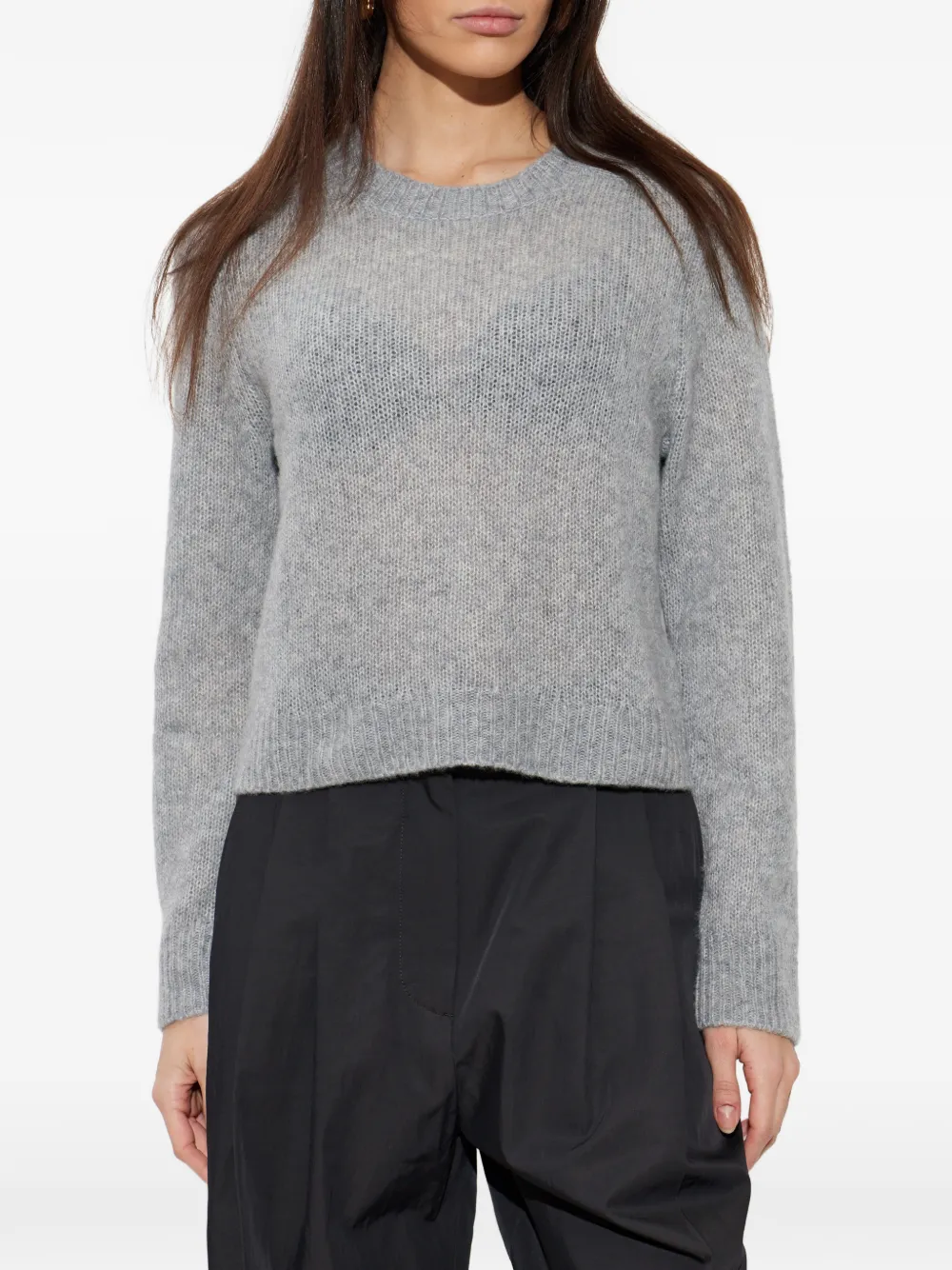  Lisa Yang Crew Neck Sweater - Grey 