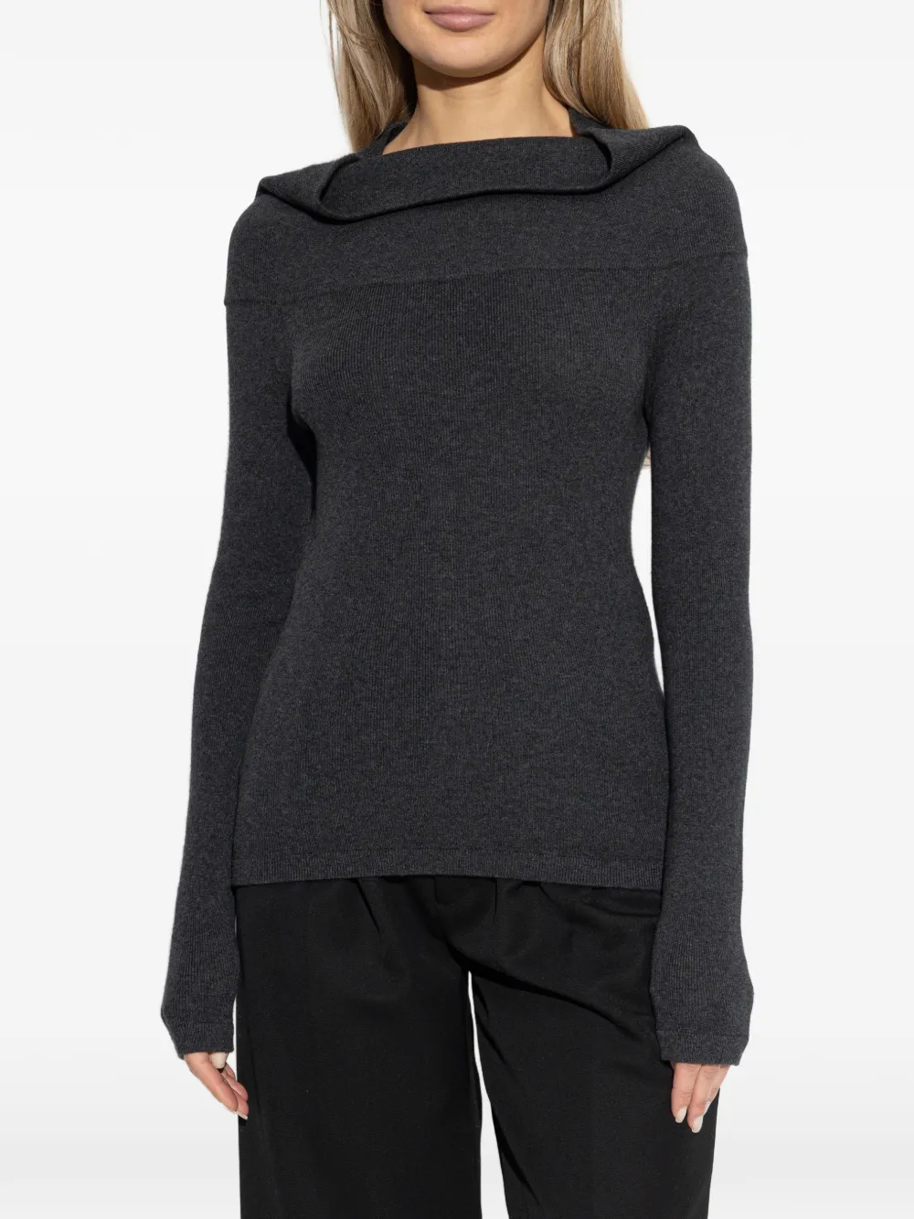  Lisa Yang Claudina Long-sleeve Top - Grey 